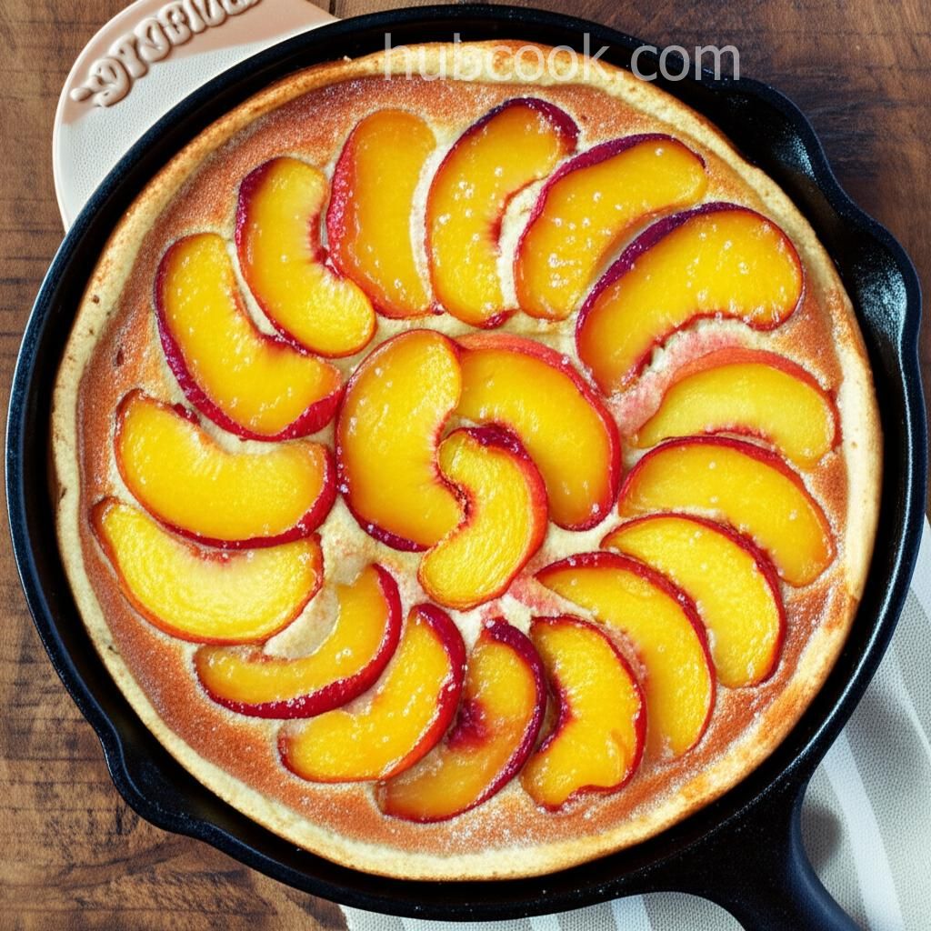 Peachy Baked Pancake