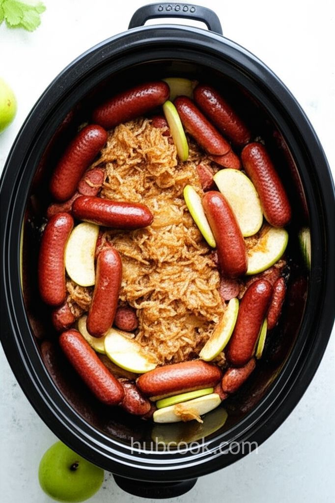 Sauerkraut and Smokies