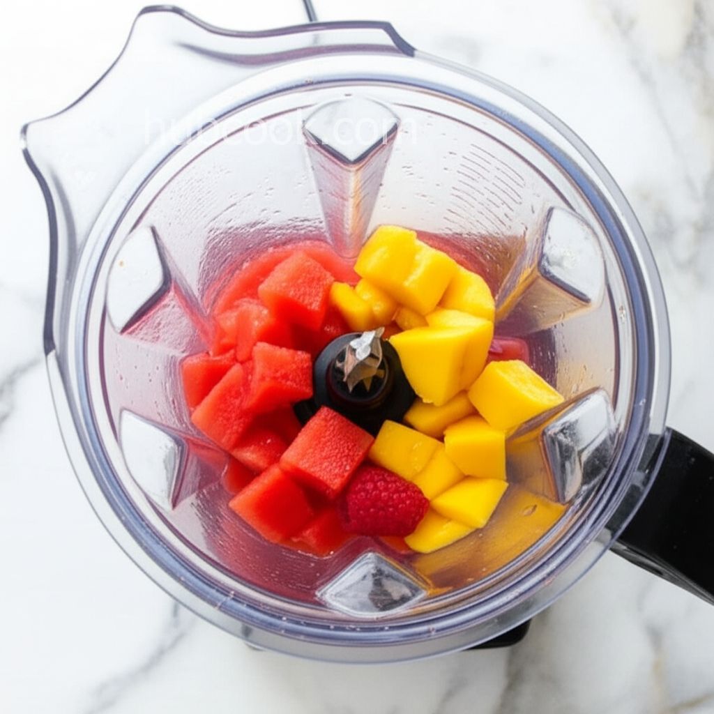 Watermelon Mango Ice Pops