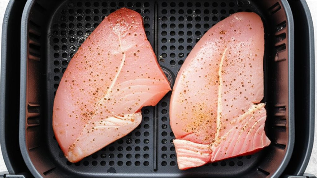 Air Fryer Yellowfin Tuna Steaks