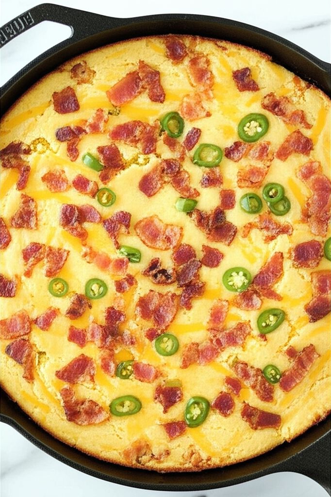 Bacon Cheddar Jalapeño Cornbread
