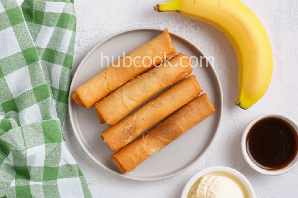 Banana Spring Rolls