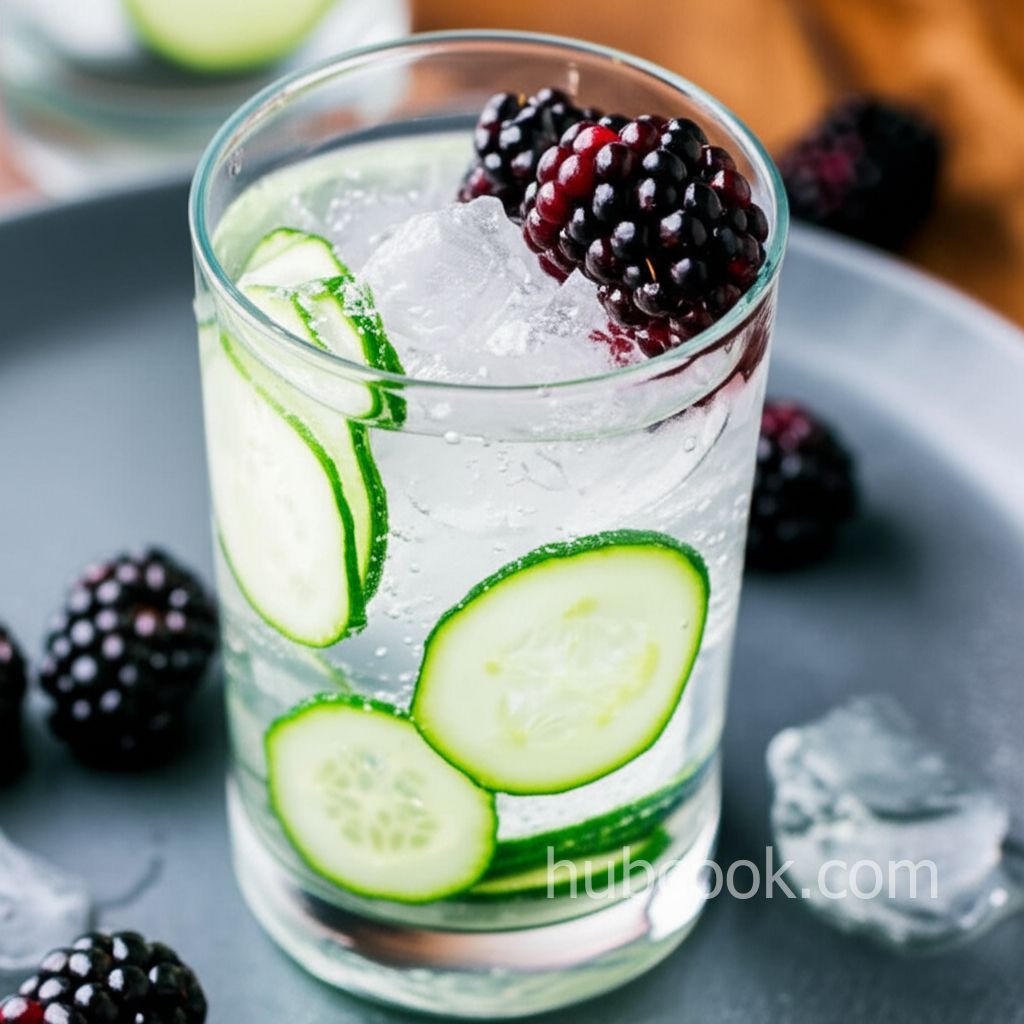Blackberry-Cucumber Vodka Tonic