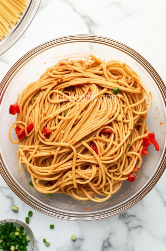 Chinese Cold Pasta Salad