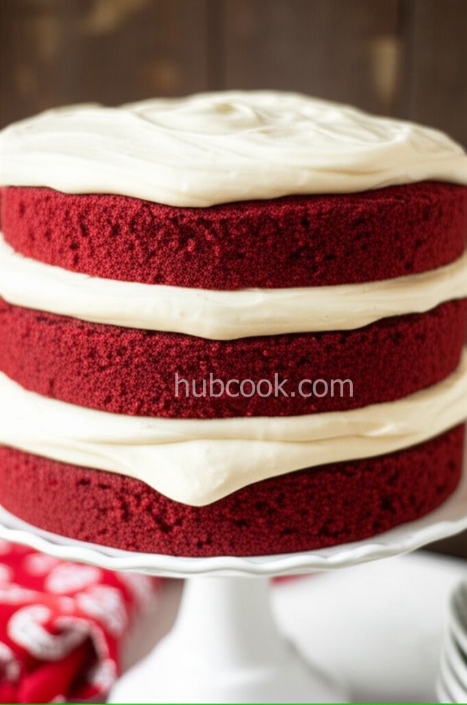 Classic Waldorf Red Cake