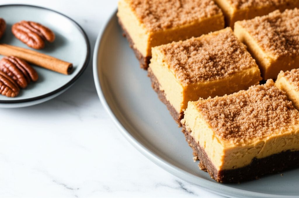 Easy Pumpkin Cheesecake Bars