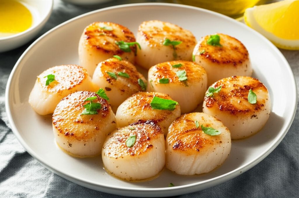Grilled Bay Scallops