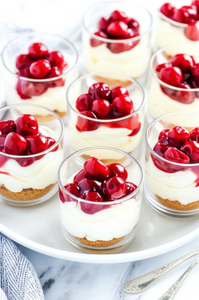 No-Bake Cherry Cream Cheese Dessert
