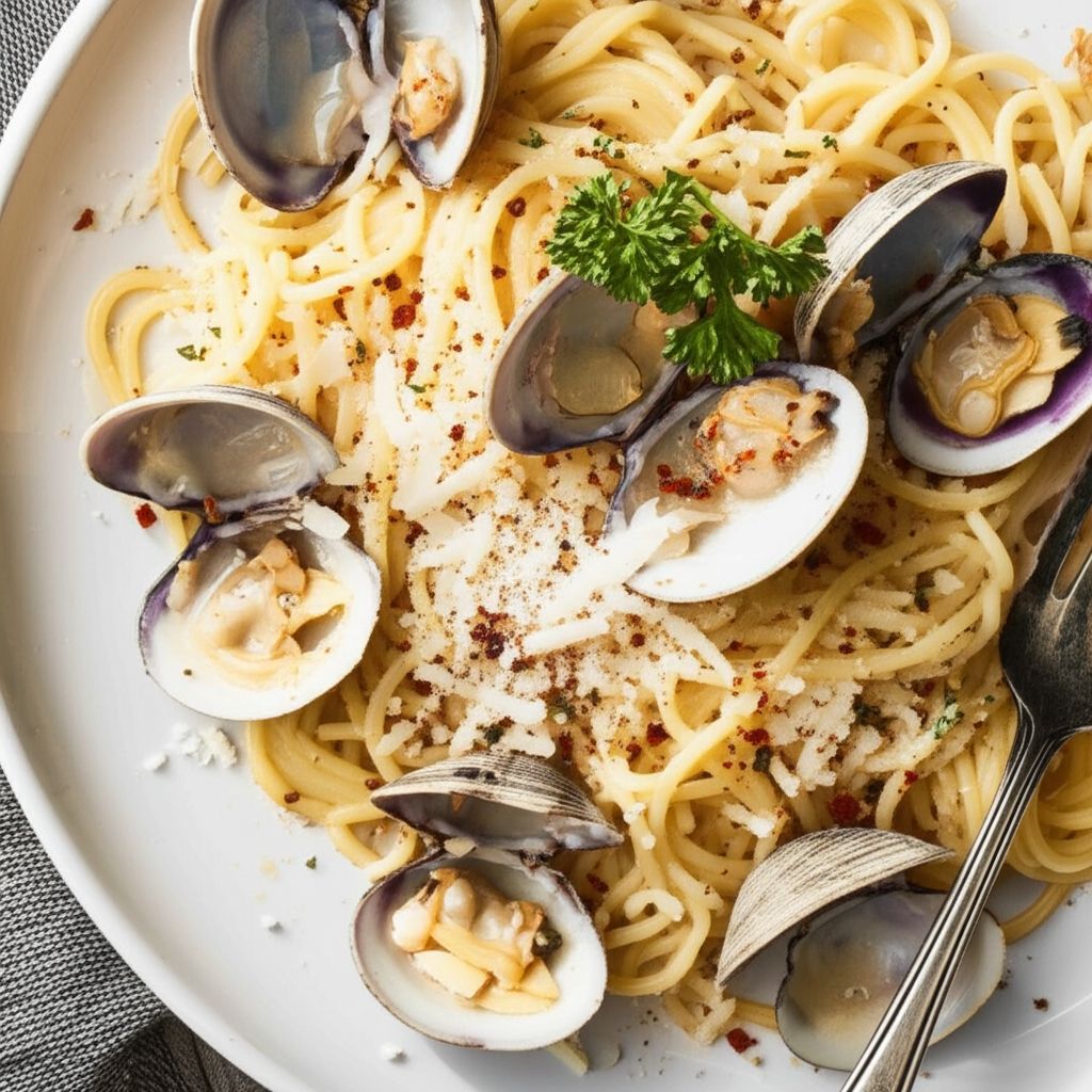 Pasta With White Clam Sauce
