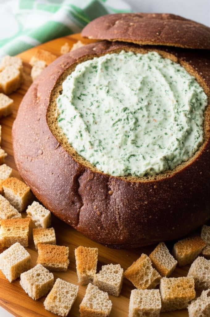 Pumpernickel Spinach Dip