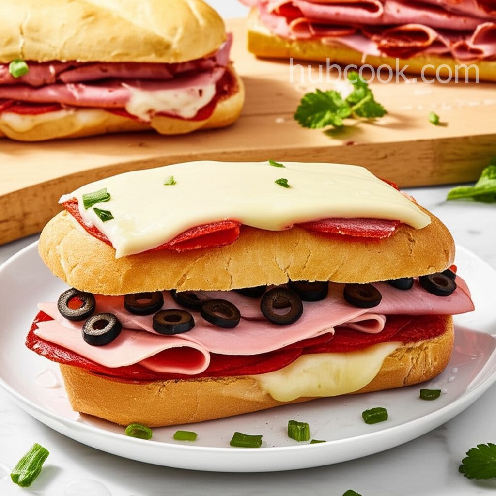Salami, Ham, and Pepperoni Sandwiches in the Air Fryer
