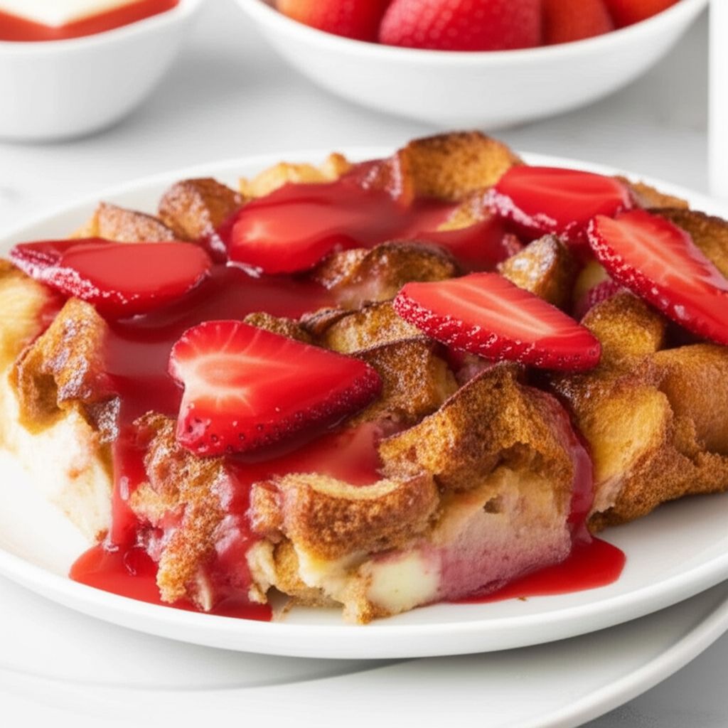 Strawberry French Toast Casserole