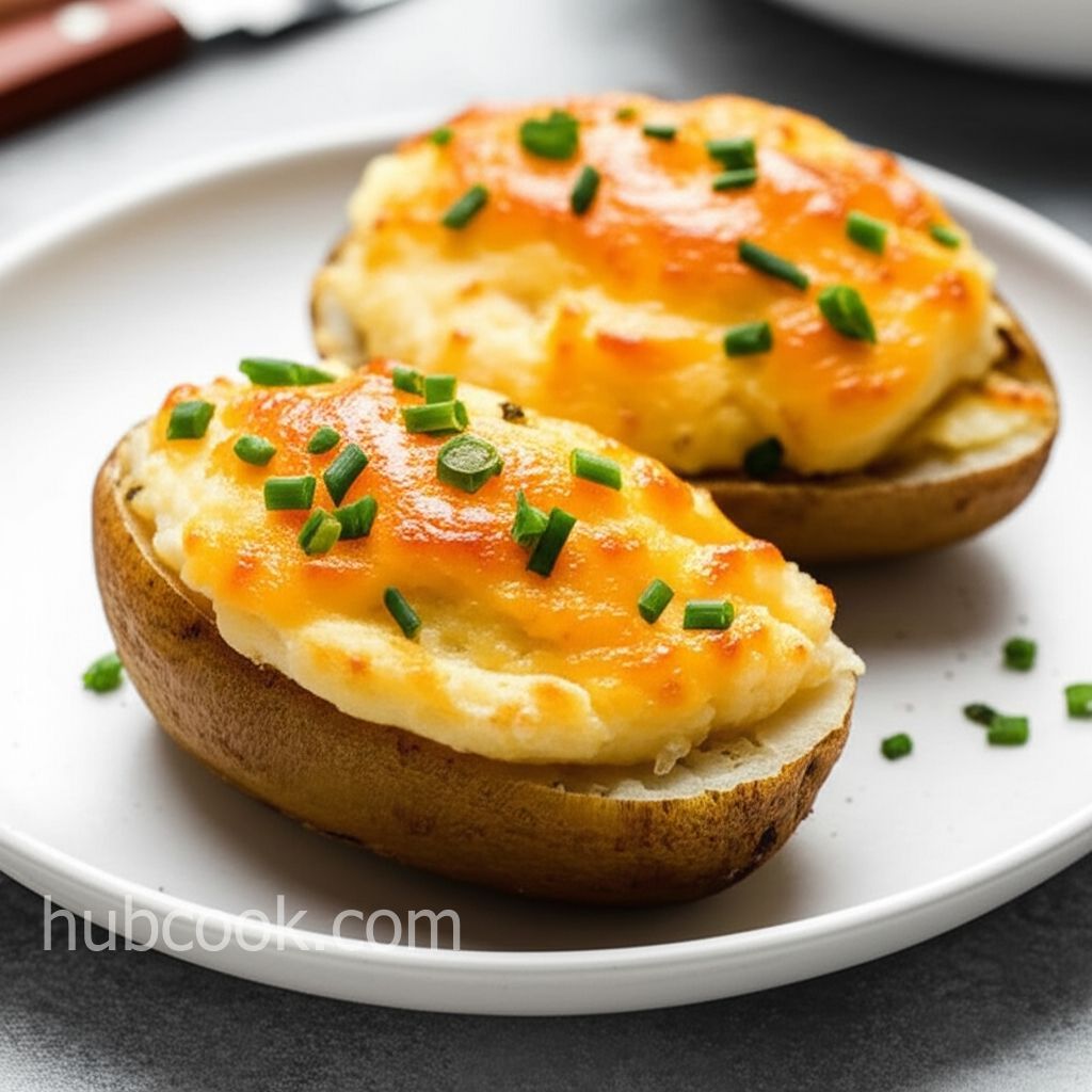 Twice Baked Cheesy Potatoes