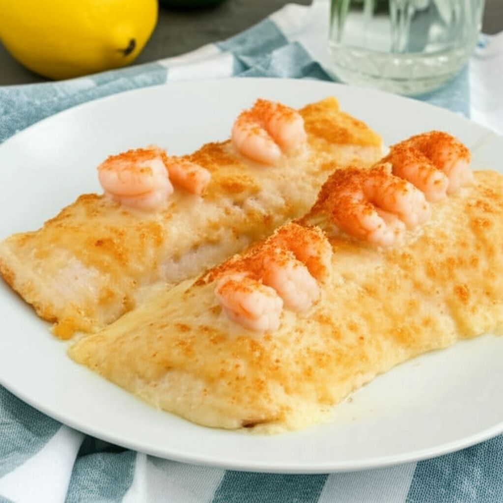 Baked Fish with Shrimp