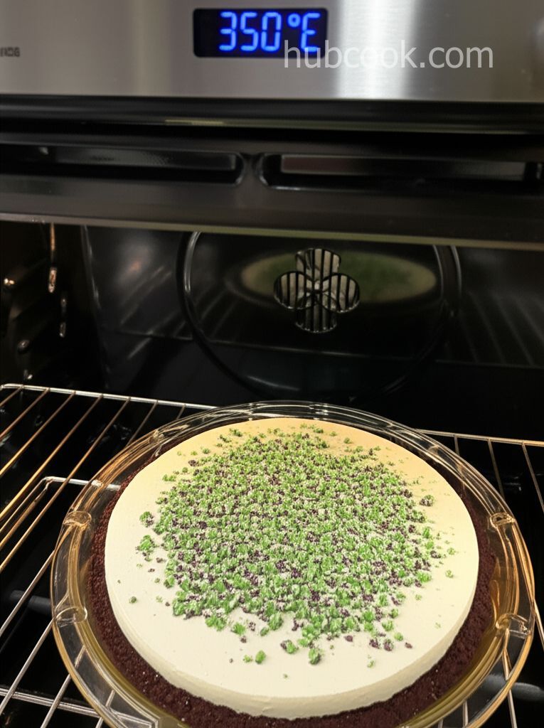 Chocolate Mint Cheese Pie