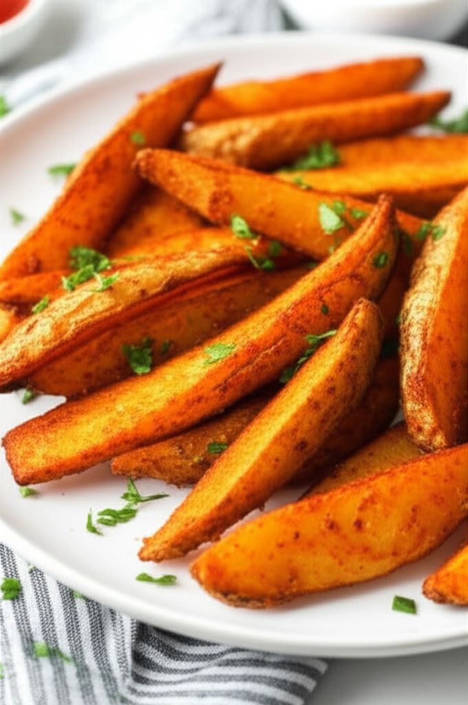 Fried Potato Wedges