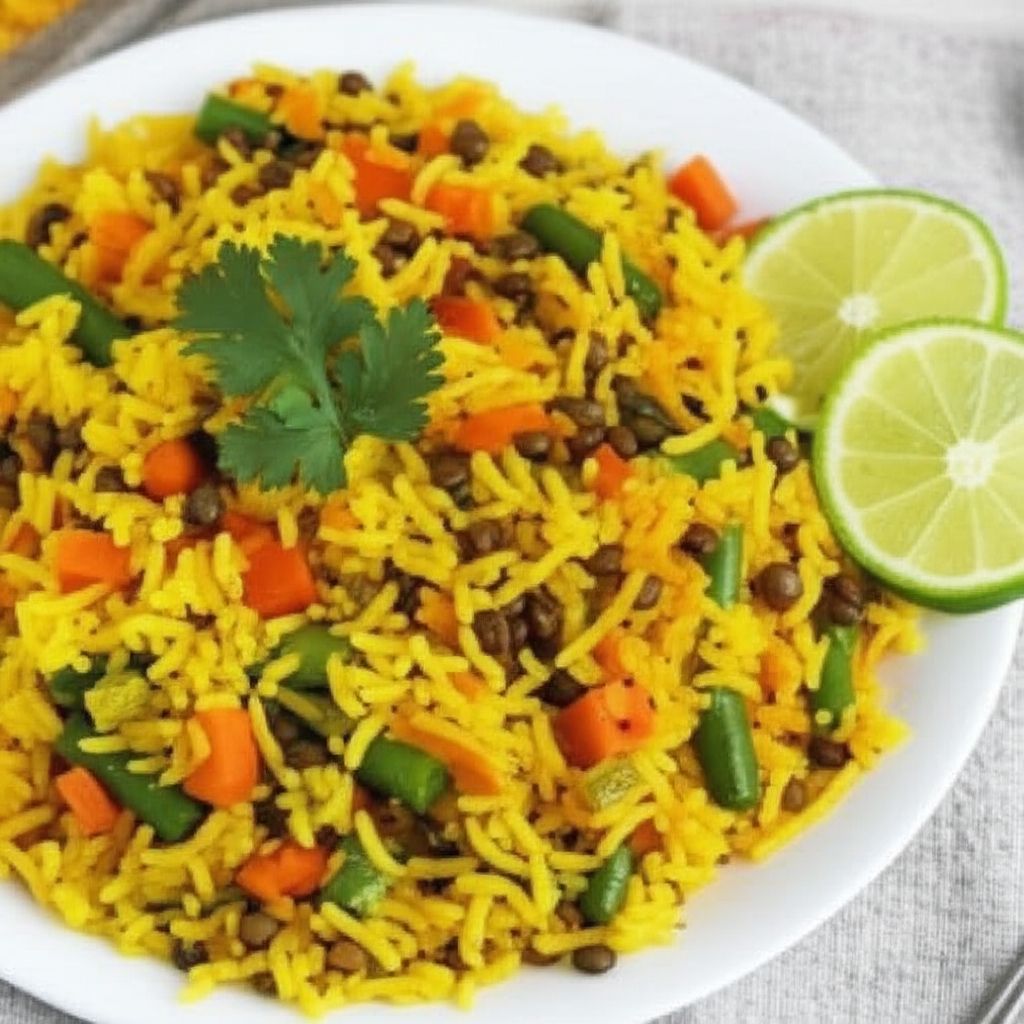 Lemon Lentil Rice