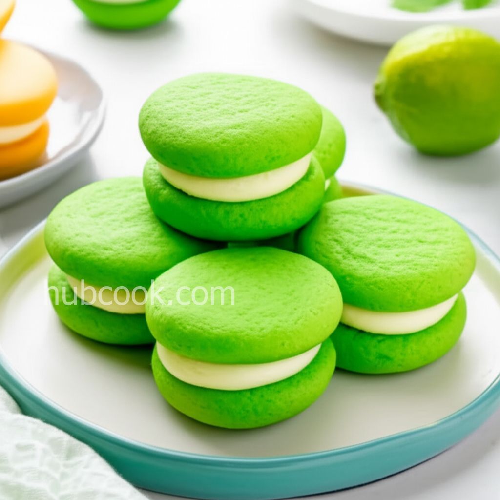 Lime Sandwich Sugar Cookies
