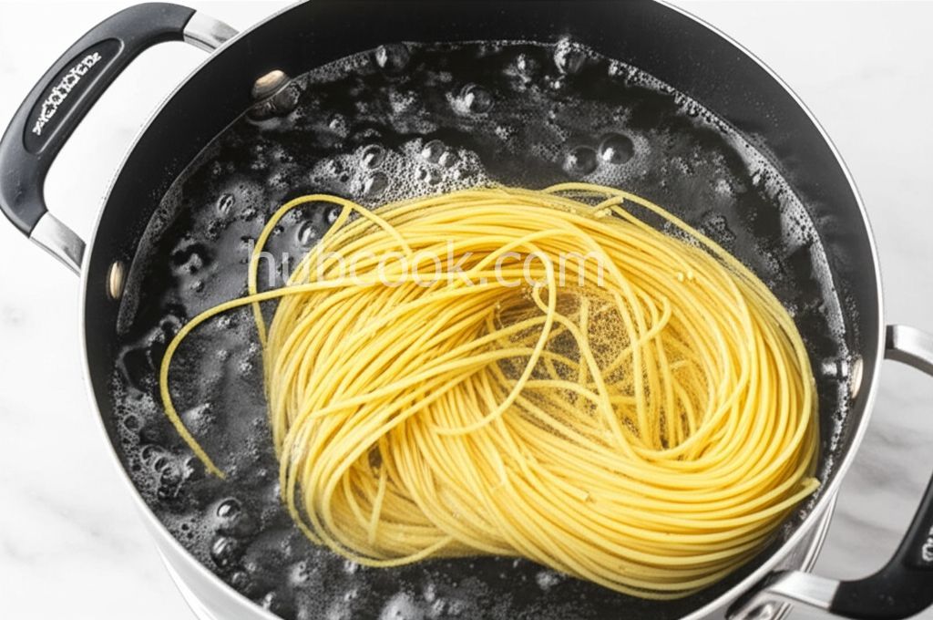 Linguini with Cashews and Scallions