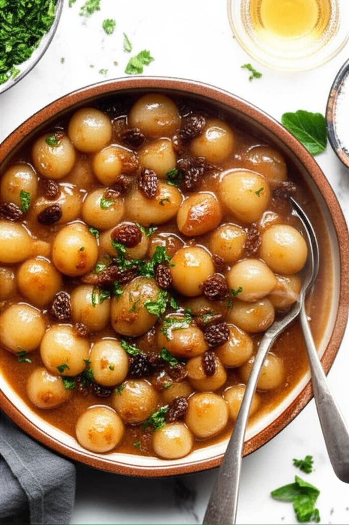 Onions in Raisin Sauce