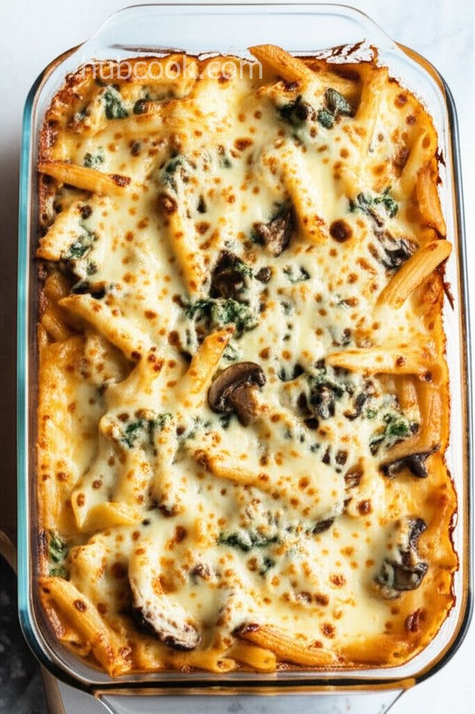Portobello Penne Pasta Casserole