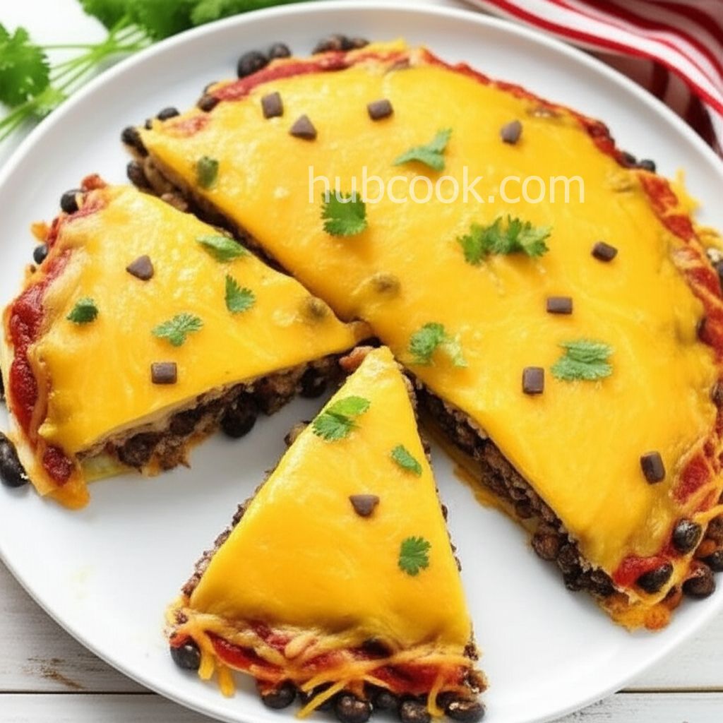 Seven Layer Tortilla Pie
