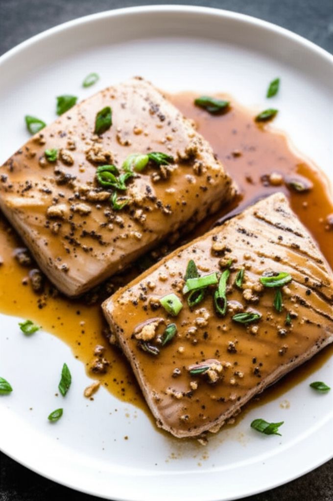 Steamed Tuna Fish