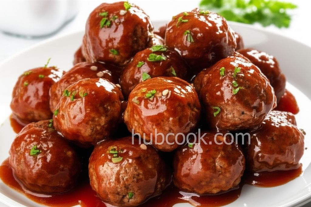 Sweet and Spicy Cocktail Meatballs