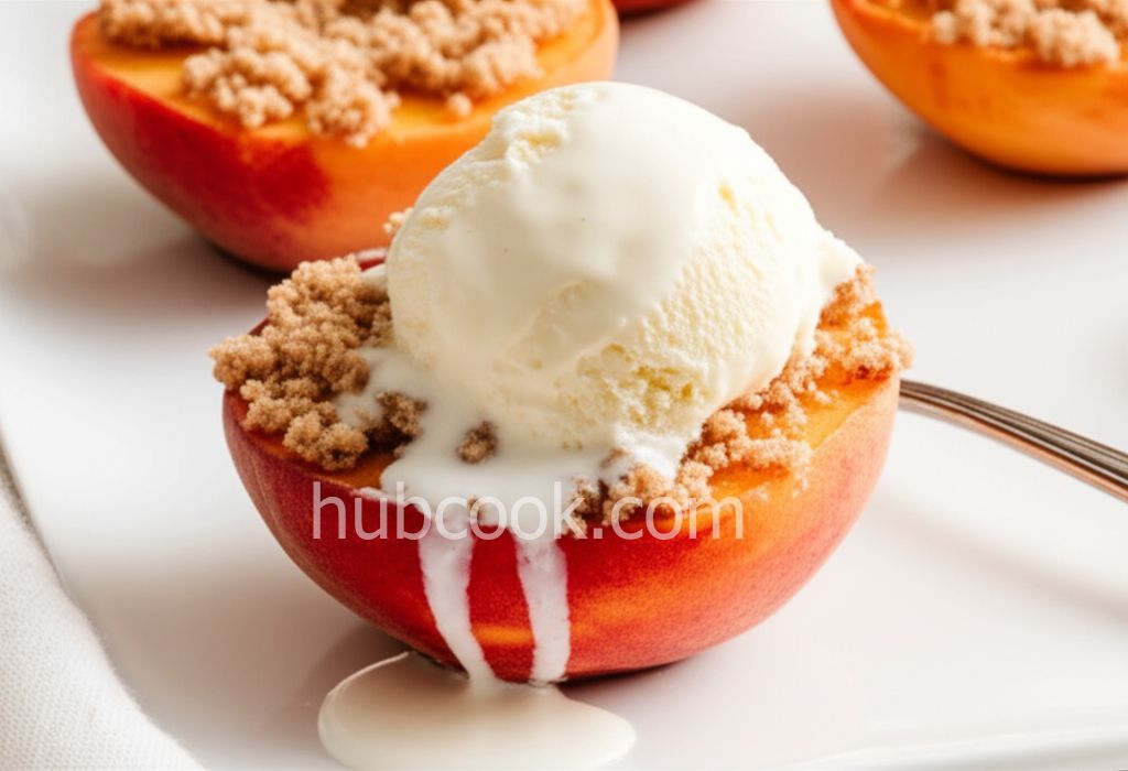 Air Fryer Grilled Peaches