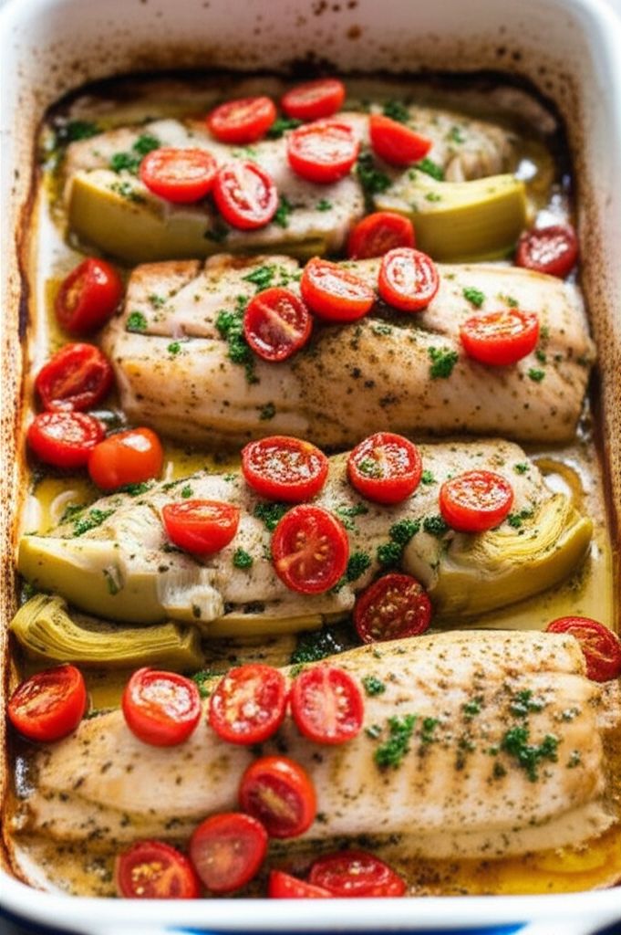 Baked Trout Fillets