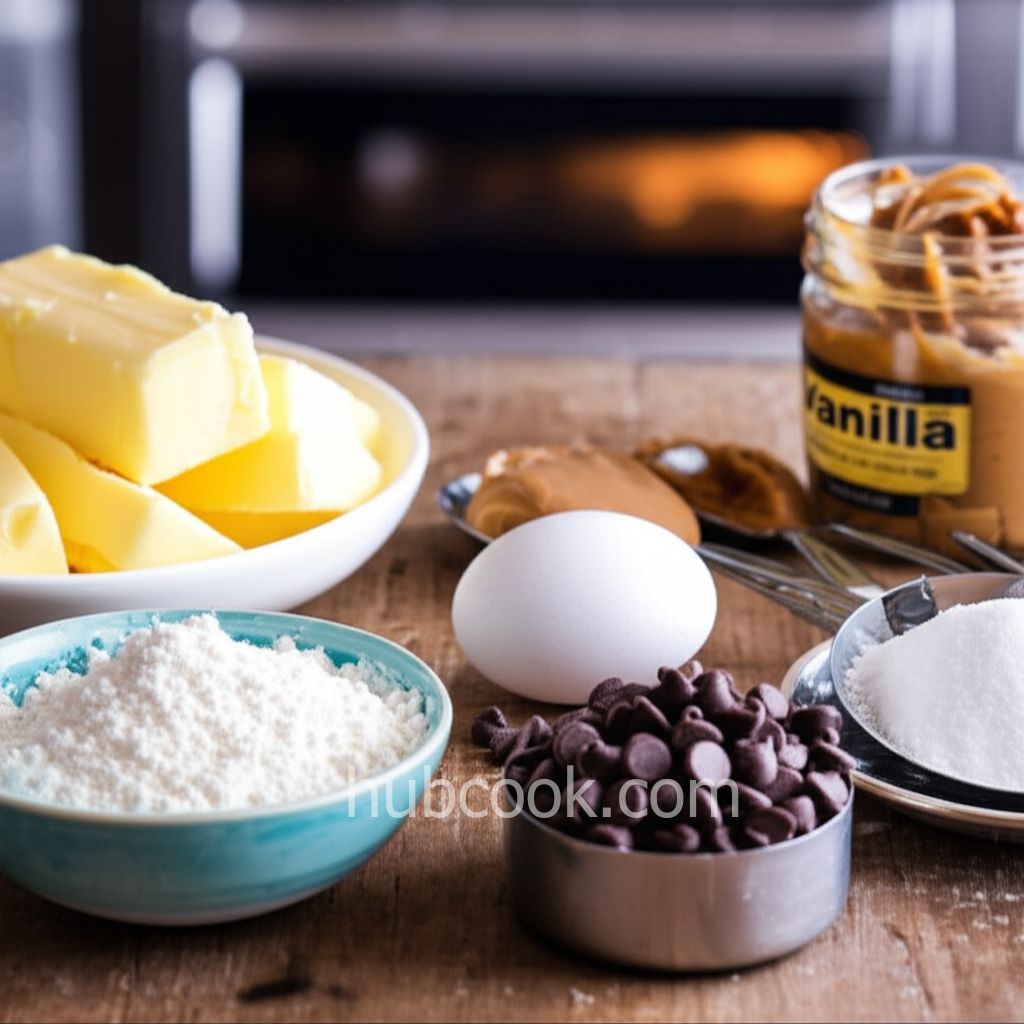Easy Peanut Butter Chocolate Chip Cookies