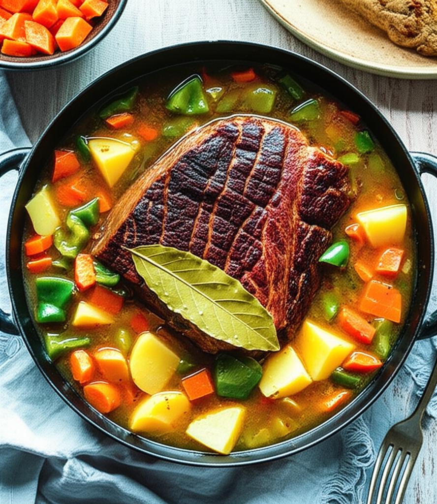 Garlic Top Sirloin Pot Roast