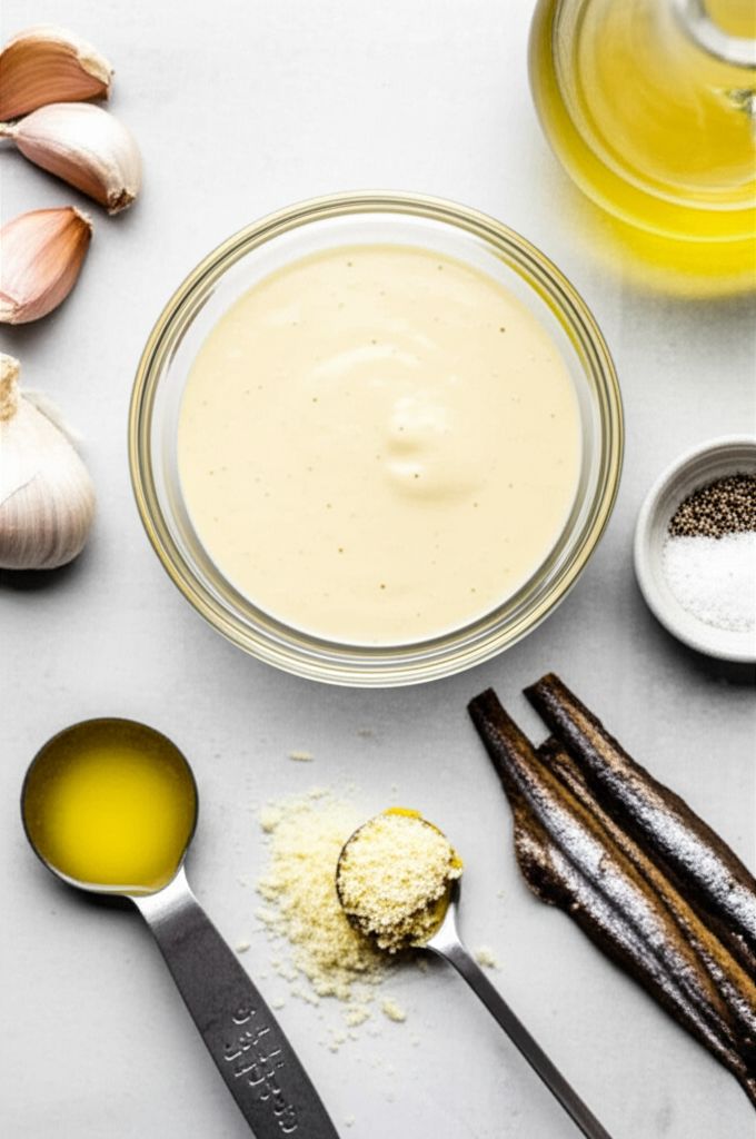 Lemony Caesar Salad Dressing