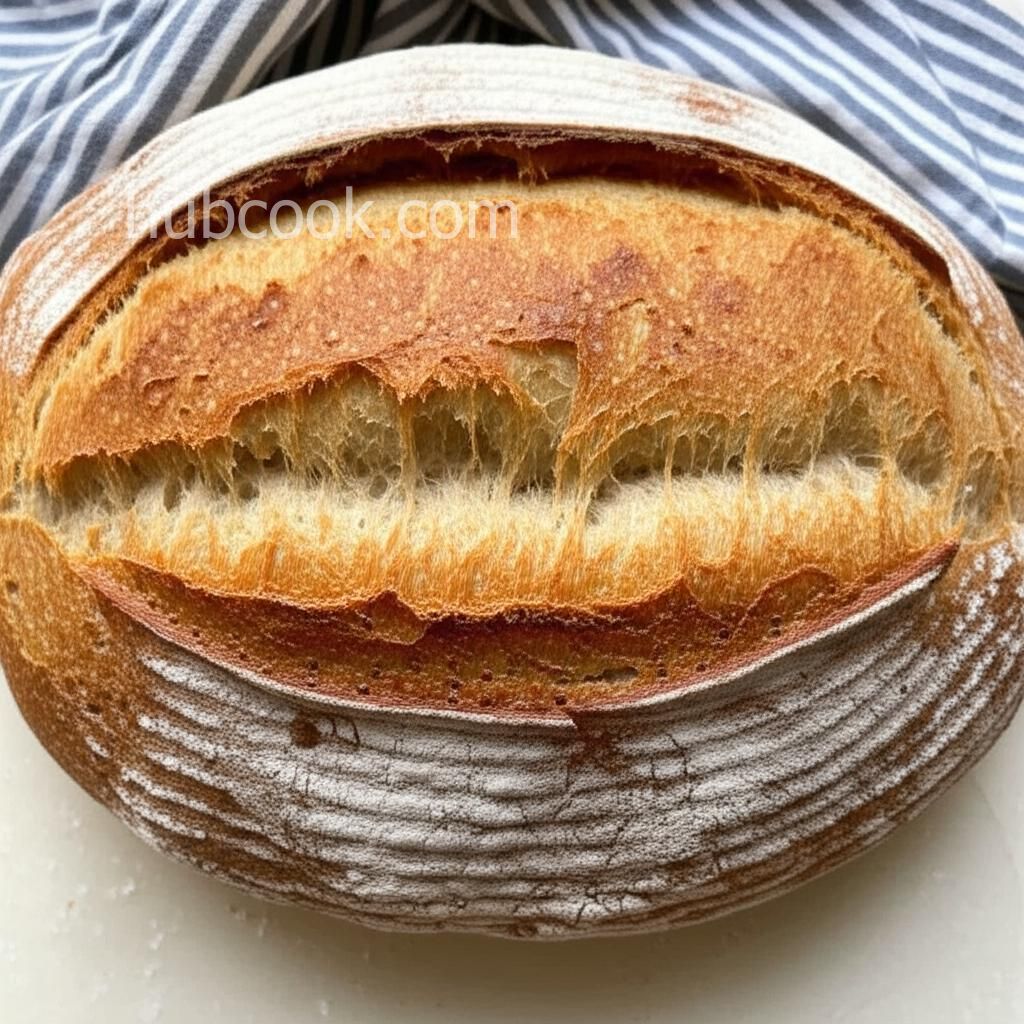No-Knead Country Bread