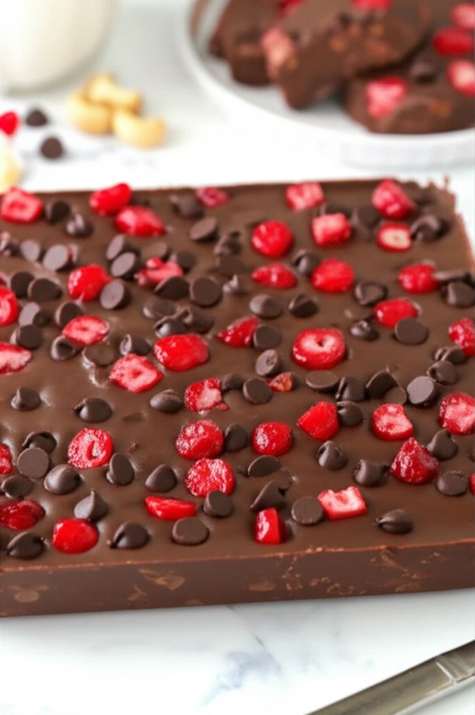 Perfect Cranberry Cashew Fudge