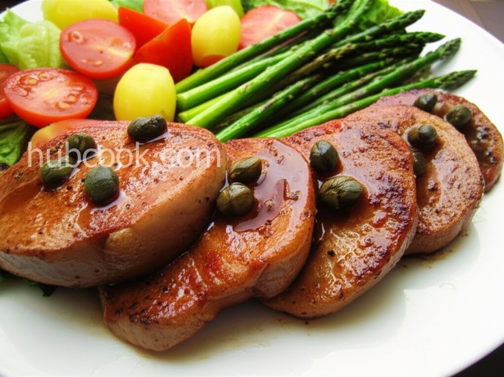Pork Medallions with Balsamic Vinegar and Capers