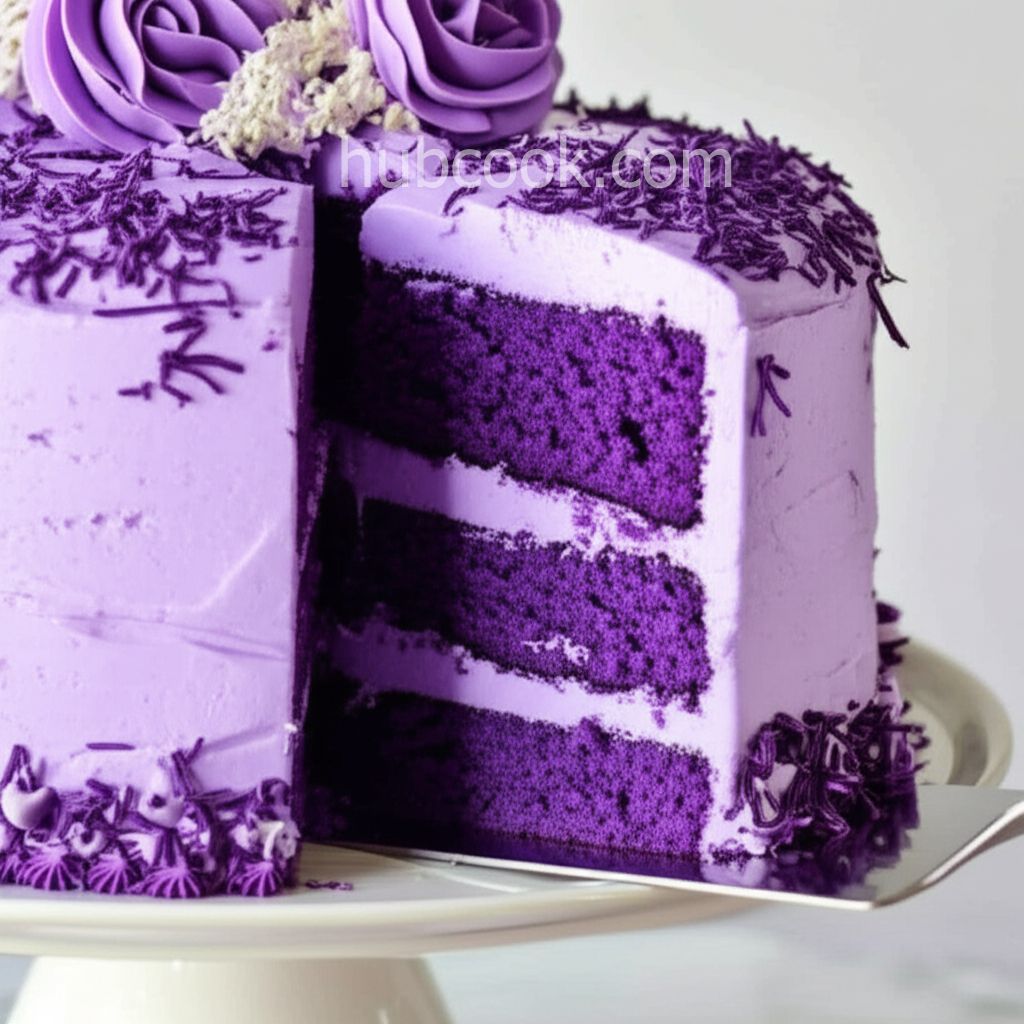 Ube-Macapuno Cake
