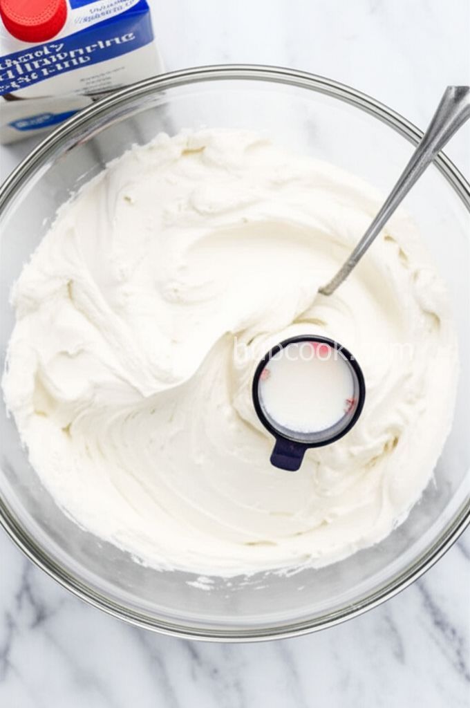 Whipped Cream Mousse Frosting