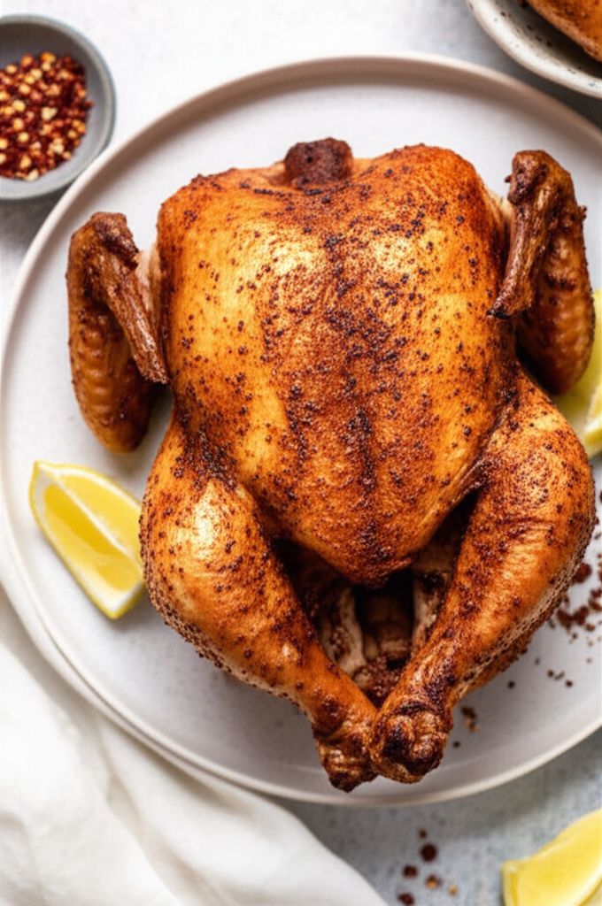 Air Fryer Rotisserie Chicken