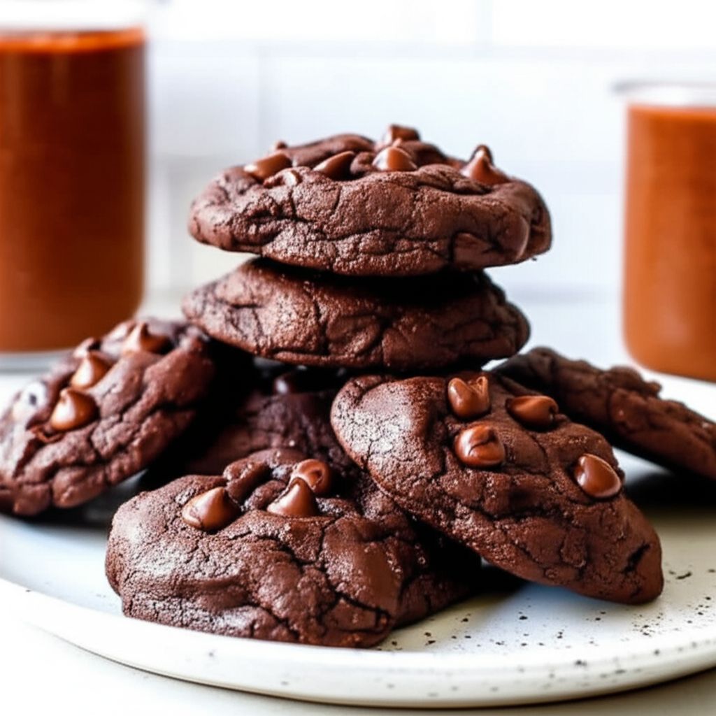 Chocolate Sugar Drop Cookies