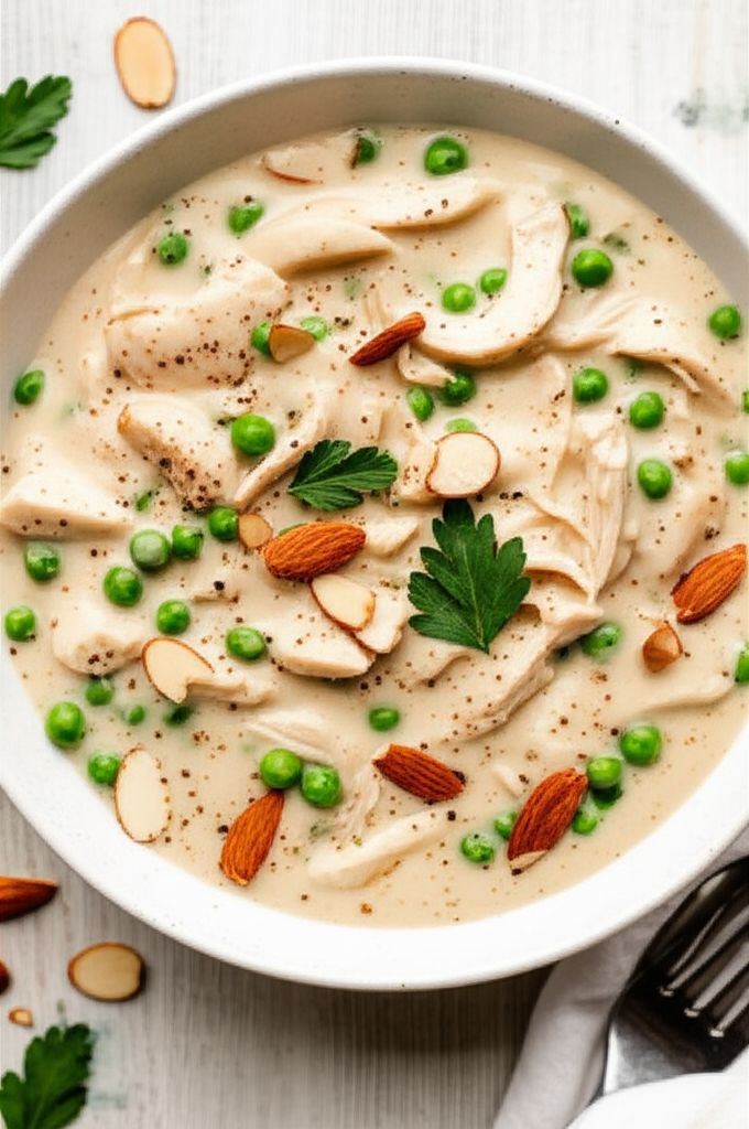 Creamed Chicken for Biscuits
