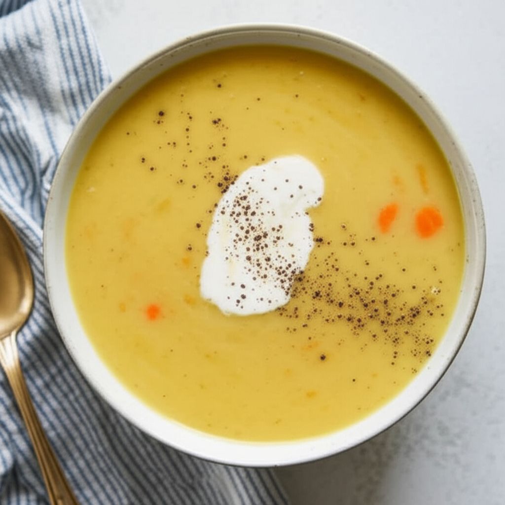 Creamy Potato, Carrot, and Leek Soup