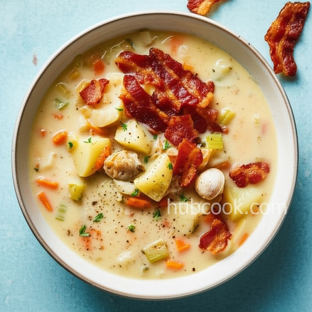 Hatteras Style Clam Chowder