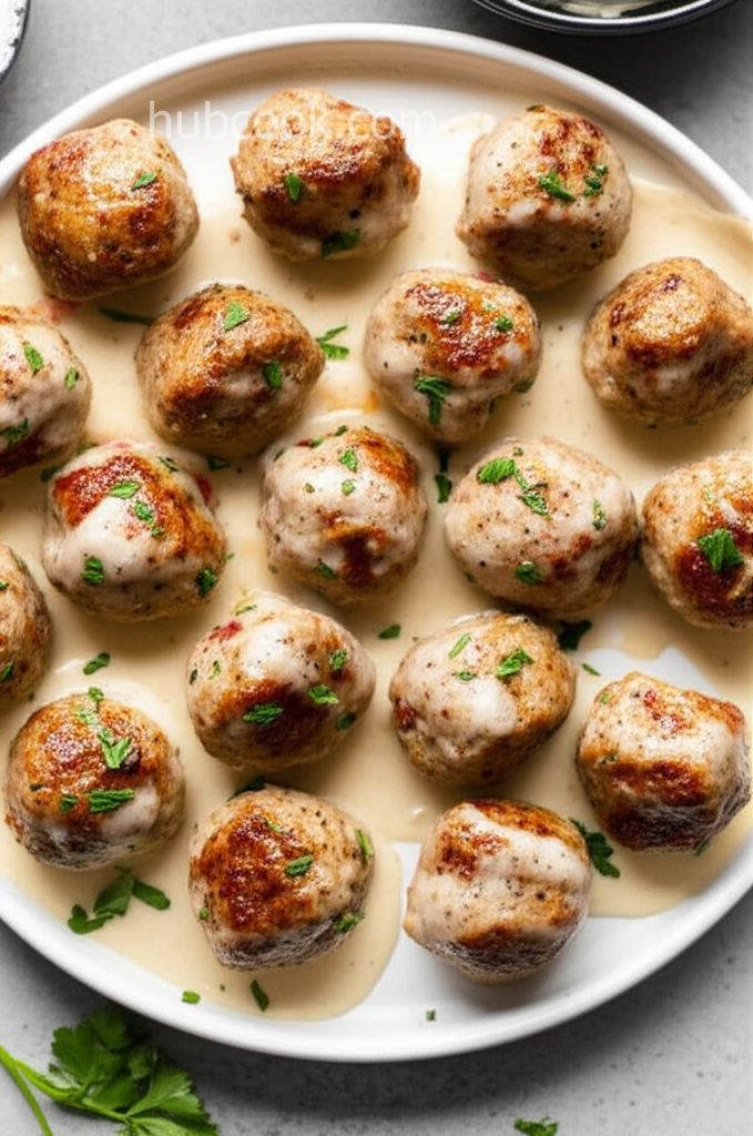 Keto Chicken Cordon Bleu Meatballs