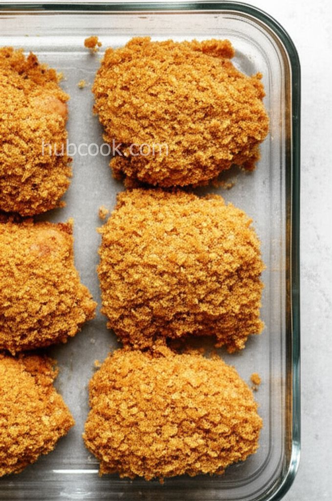 Oven-"Fried" Parmesan Chicken Thighs