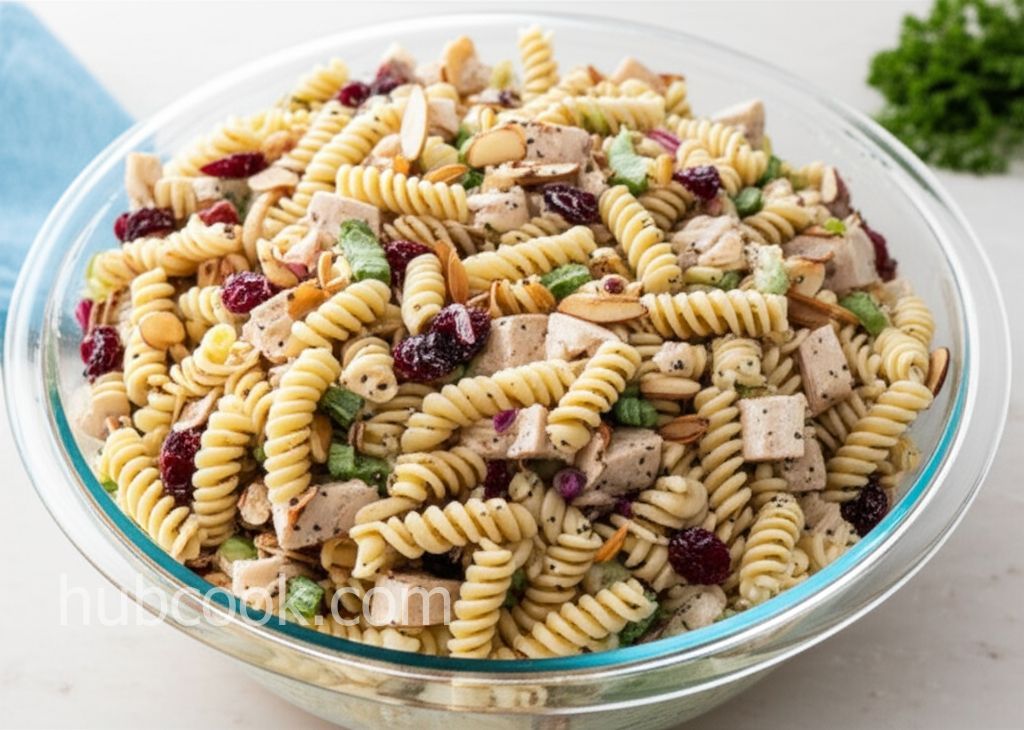 Poppy Seed Chicken Pasta Salad