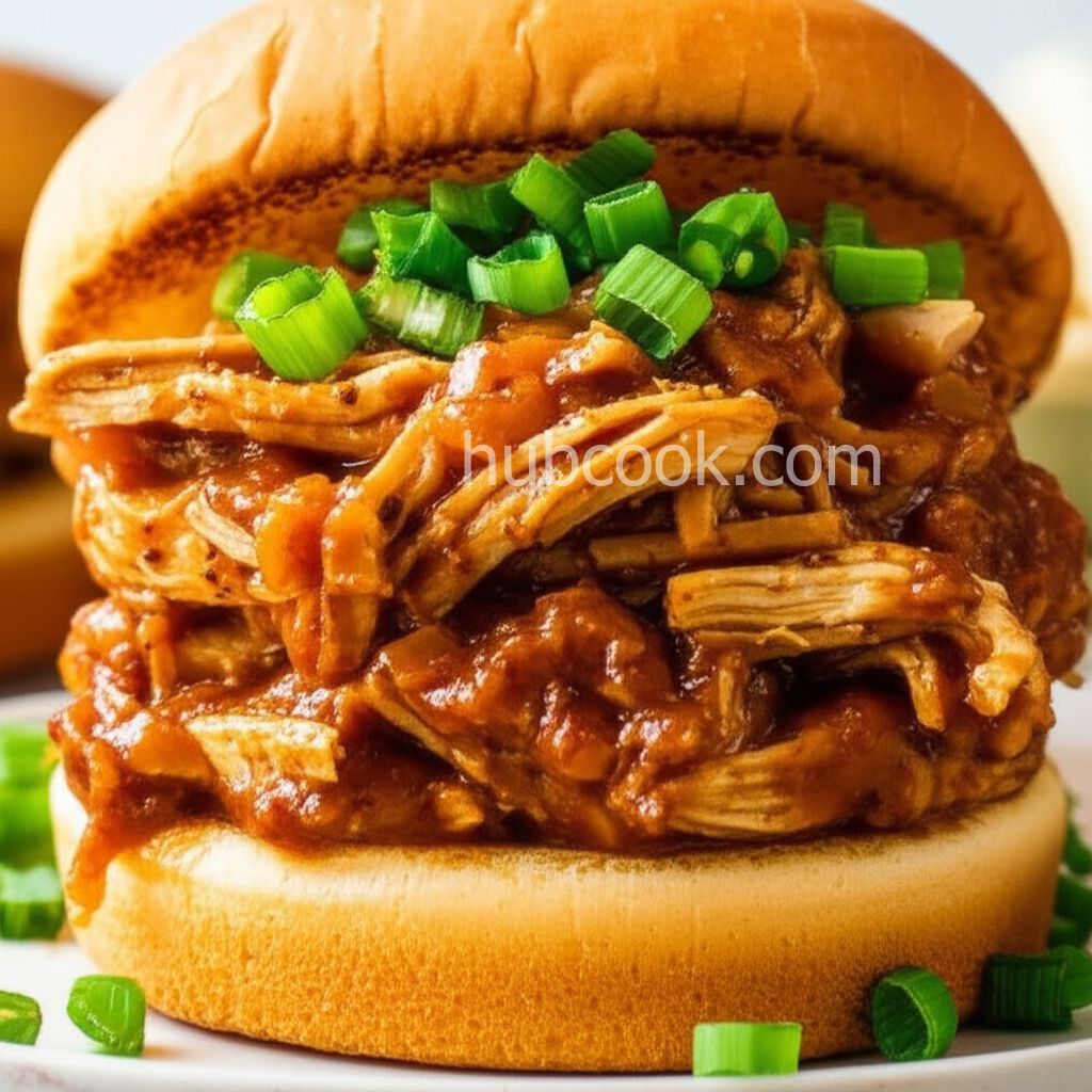 Pulled Chicken Sloppy Joes (Sloppy Chickens)