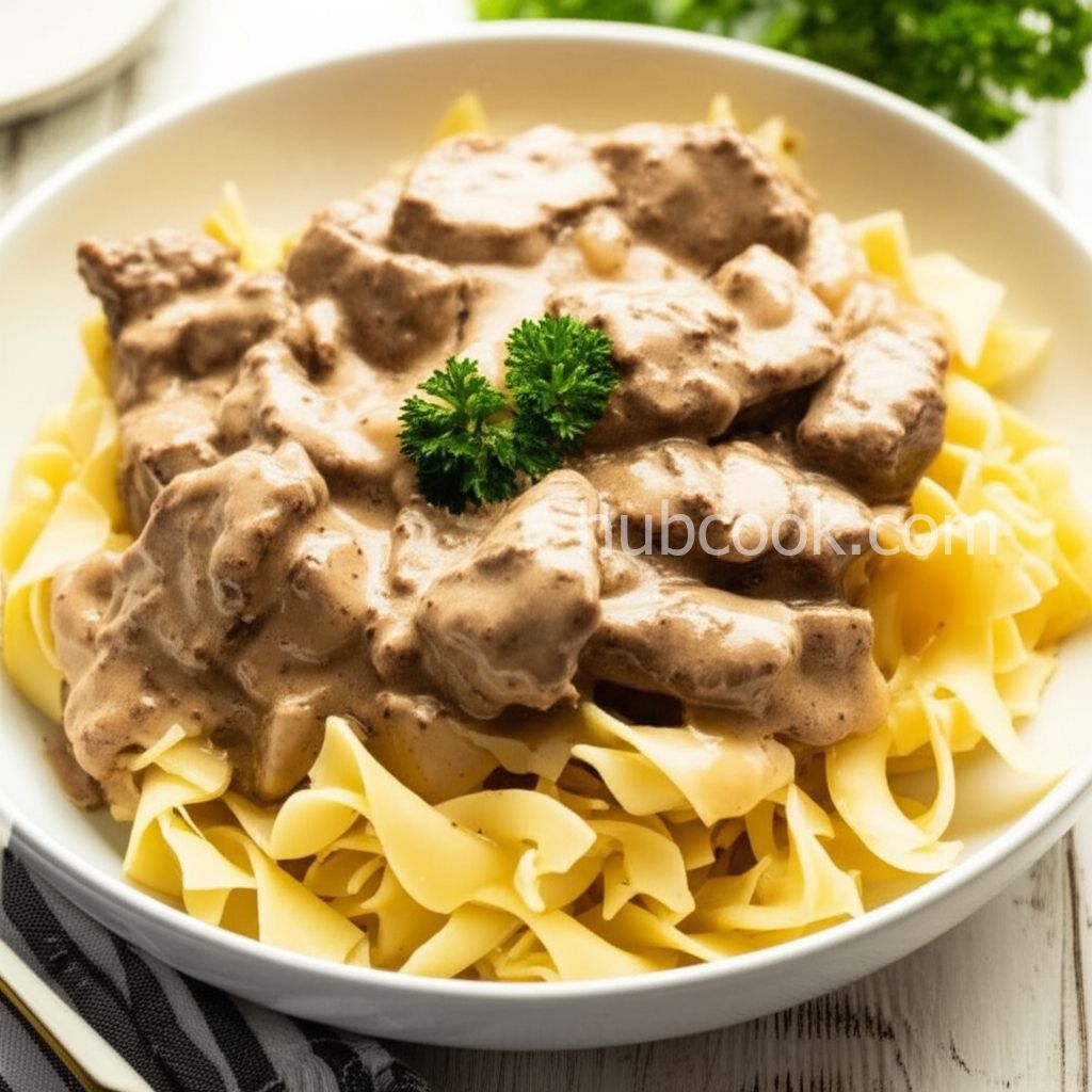 So Simple Beef Stroganoff