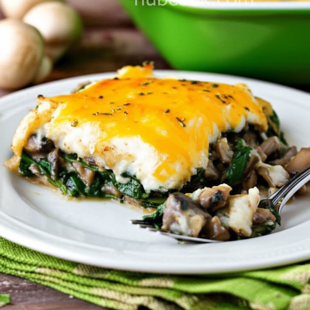 Spinach and Mushroom Casserole