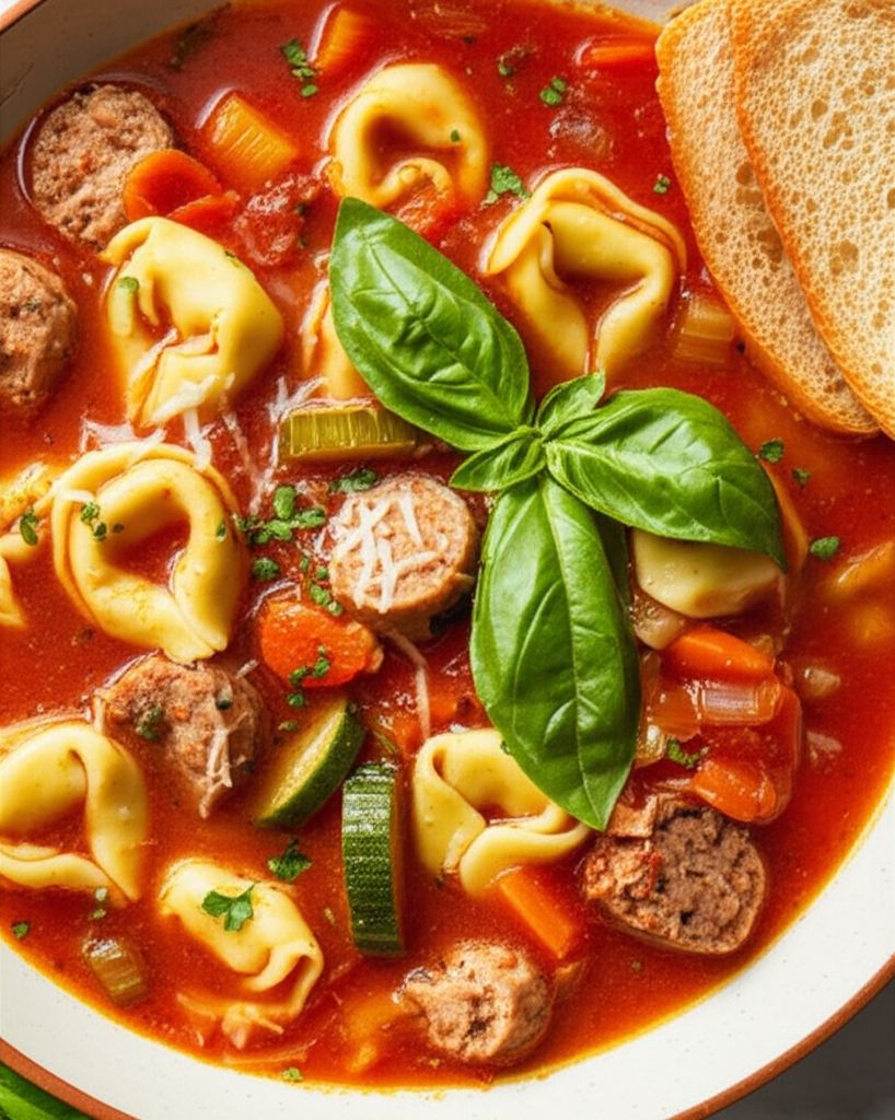 Tortellini Minestrone Soup